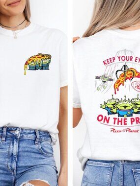 Pizza Planet Shirt, Toy Story Aliens Claw Machine Tee 189